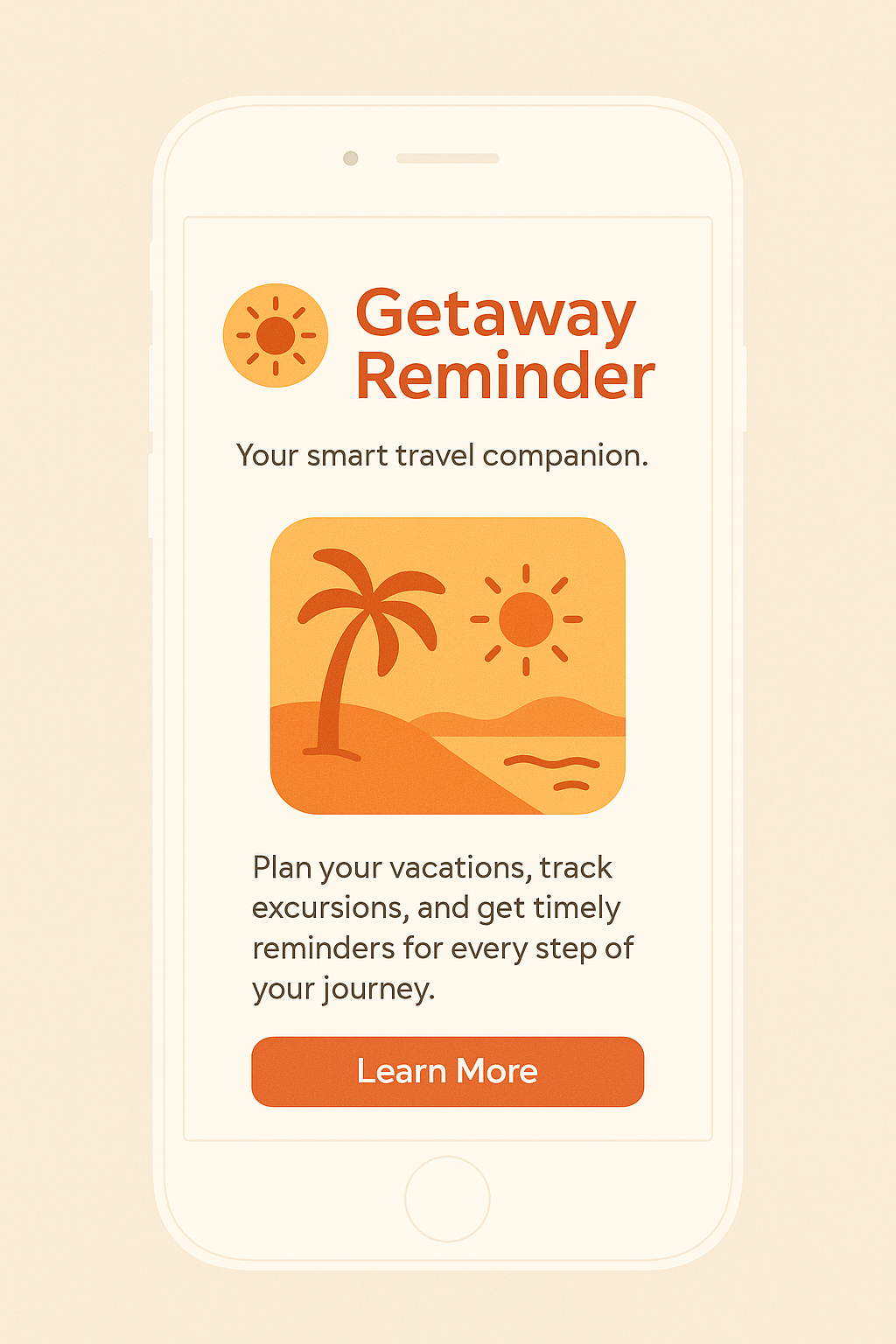 Getaway Reminder screenshot